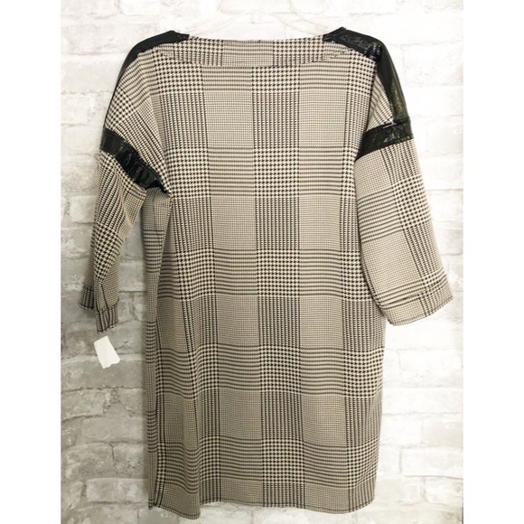 Zara |  Women’s Beige Plaid Dress Size S - Picture 2 of 4